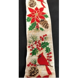 Christmas Ribbon Wired 2.5" x 10y